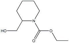 1-乙氧羰基-2-哌啶甲醇, , 结构式
