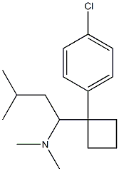 1-[1-(4-CHLOROPHENYL)CYCLOBUTYL]-3-METHYL-N,N-DIMETHYL-BUTYLAMINE