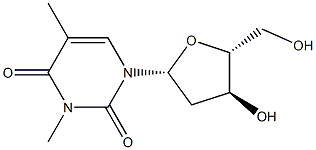 N3-Methyl-D-thymidine Structure