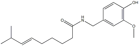 CAPSAICIN,2%,DECOLORIZED Structure