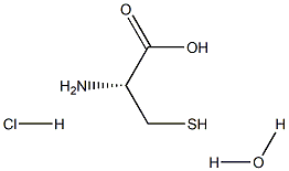 L-CYSTEINEHYDROCHLORIDE,MONOHYDRATE,FCC 化学構造式