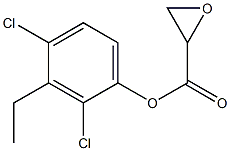 ETHYL-2,4-DICHLOROPHENYL GLYCIDATE Structure