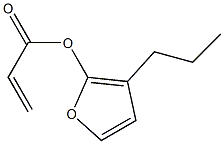 PROPYL-2-FURYL ACRYLATE Struktur