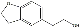 2,3--dihydro-5-benzofuranethanol Structure