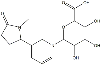 3,4,5-trihydroxy-6-[5-(1-methyl-5-oxo-pyrrolidin-2-yl)pyridin-1-yl]-oxane-2-carboxylic acid