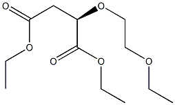 (2R)-Butanedioic acid, 2-(1-ethoxy)ethoxy-, diethyl ester 化学構造式