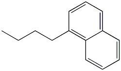 1-Butylnaphthalene. Struktur