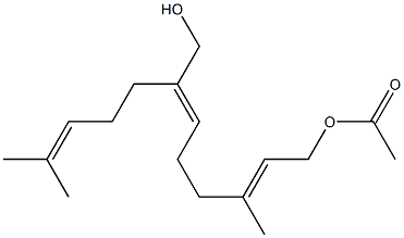 2,6,10-Dodecatriene, 12-acetoxy-6-hydroxymethyl-2,10-dimethyl-, (E,E)-