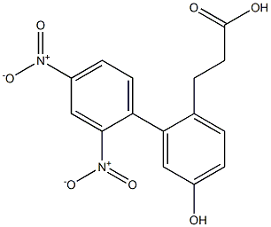 O-2,4-dinitrophenyl-phloretic acid Structure