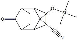 Tricyclo[4.2.1.1(2,5)]decan-9-one, 10-cyano-10-trimethylsilyloxy- 结构式