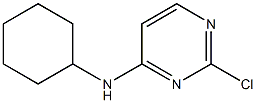 2-CHLORO-N-CYCLOHEXYLPYRIMIDIN-4-AMINE 结构式