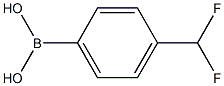4-(Difluoromethyl)benzeneboronic acid Structure
