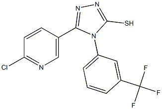 5-(2-Chloropyridin-5-yl)-4-[3-(trifluoromethyl)phenyl]-4H-1,2,4-triazole-3-thiol 95+%|