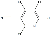 2,4,5,6-Tetrachloropyridine-3-carbonitrile 95% 化学構造式