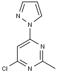 4-Chloro-2-methyl-6-(1H-pyrazol-1-yl)pyrimidine 98%