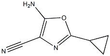  5-Amino-2-cyclopropyl-1,3-oxazole-4-carbonitrile