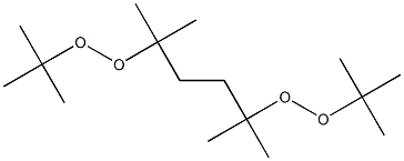 2,5-DIMETHYL-2,5-DI(TERTIARY BUTYLPEROXY)HEXANE Structure