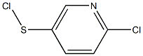 2-CHLORO-5-PYRIDINESULFENYL CHLORIDE Struktur