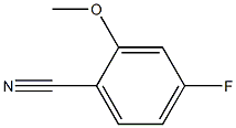 2-METHOXY-4-FLUOROBENZONITRILE Structure