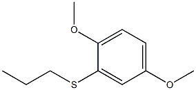 2,5-DIMETHOXY-1-PROPYLTHIOBENZENE,,结构式
