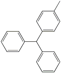 ジフェニル-p-トリルメタン 化学構造式