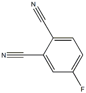 2-Cyano-5-Fluorobenzonitrile 化学構造式