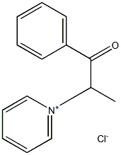 1-benzoylethylpyridinium chloride,,结构式