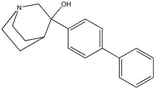 3-(biphenyl-4-yl)-3-hydroxyquinuclidine
