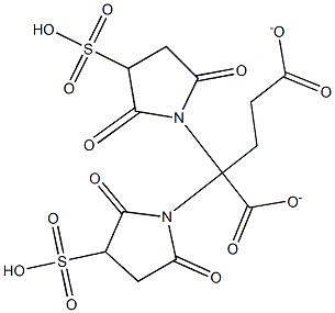 bis(sulfosuccinimidyl)glutarate Structure