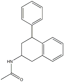 4-phenyl-2-acetamidotetralin Structure