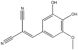 3-methoxyl-5-(2-,2-dicyanoethenyl)catechol Struktur