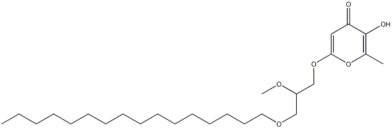 1-O-hexadecyl-2-O-methyl-3-O-maltosylglycerol|