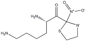 lysyl-(Z(nitro))thiazolidide 结构式