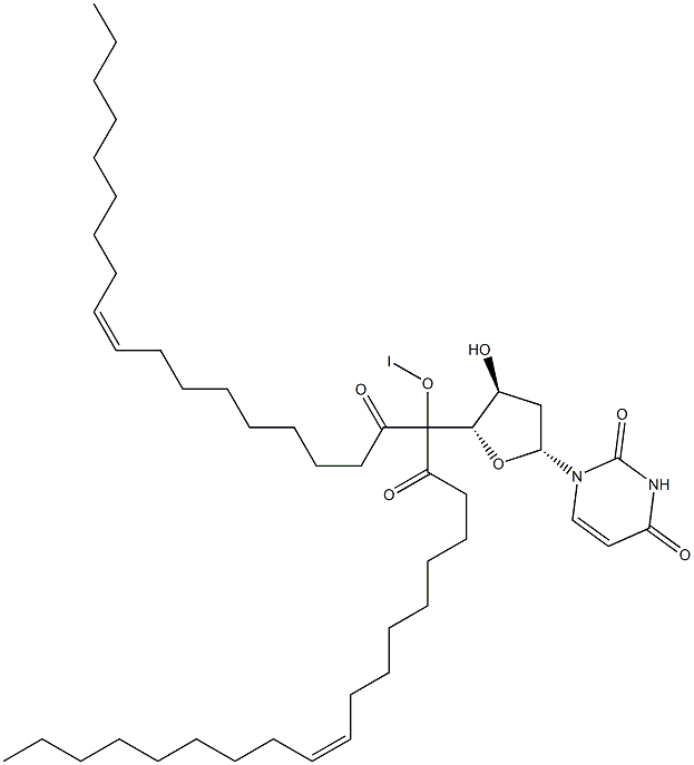 dioleoyl iododeoxyuridine Struktur