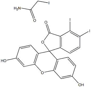 diiodofluorescein iodoacetamide Structure