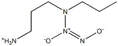 1-(N-(3-ammoniopropyl)-N-(n-propyl)amino)diazen-1-ium-1,2-diolate Structure