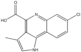 7-chloro-3-methyl-1H-pyrrolo(3,2-c)quinoline-4-carboxylic acid