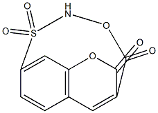 coumarin 7-O-sulfamate,,结构式