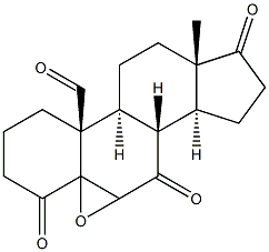 5,6-epoxyandrosta-4,7,17,19-tetraone,,结构式