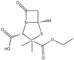 2-(ethoxycarbonyl)-6,6-dihydropenicillanic acid