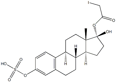 17-iodoacetoxyestradiol-3-sulfate