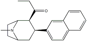  2beta-propanoyl-3beta-(2-naphthyl)-tropane