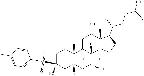 3-tosylcholic acid Struktur