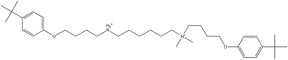 N,N'-bis(4-(4-tert-butylphenoxy)butyldimethyl)-1,6-hexanediammonium