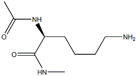 N(alpha)-acetyllysine-N-methylamide Struktur