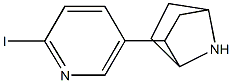 2-(2-iodo-5-pyridyl)-7-azabicyclo(2.2.1)heptane Structure