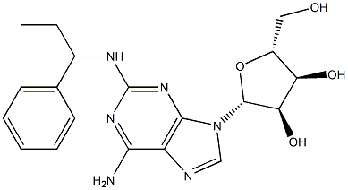 2-((1-phenylpropyl)amino)adenosine|