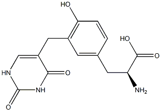 3-((1,3-dihydro-2,4-dioxopyrimidin-5-yl)methyl)tyrosine