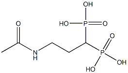 acetylamino propylidene diphosphonic acid,,结构式
