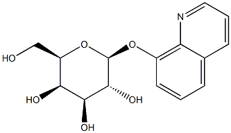 8-hydroxyquinoline-beta-galactoside Struktur